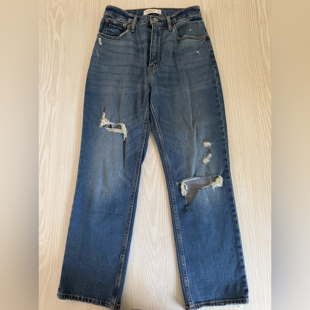 Abercrombie The Ankle Ultra High Rise Jeans